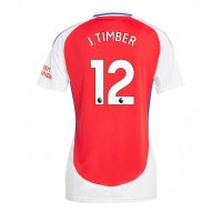 Camiseta Arsenal Jurrien Timber #12 Primera Equipación para mujer 2024-25 manga corta